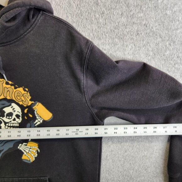 Vans Hoodie Mens S Cold Ones Grim Reaper Beer Skull Skelton Off The Wall - Picture 10 of 14